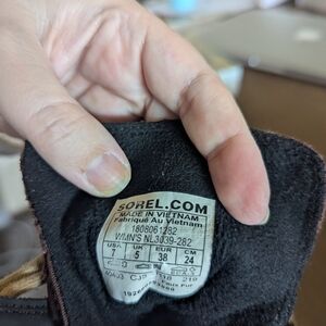 Sorel Black and Brown Boots